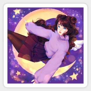 Starry night - Yue MeiHua 🌙 Sticker